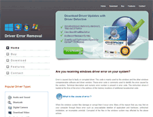 Tablet Screenshot of drivererrorremoval.com